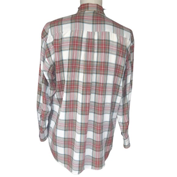 Viyella SZ M Men's Plaid Button Up Shirt, 80% Cotton/20% Wool - Picture 2 of 16